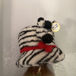 Kreative Kids Zebra Hat, Color  Black, White, Red